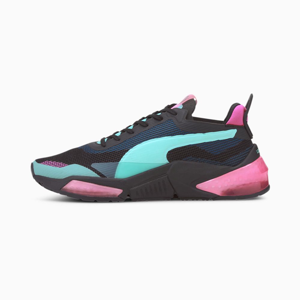 Puma LQDCELL Optic XI Női Edzőcipő - Fekete/Kék/Rózsaszín ( Hungary - DTCXO4236 )